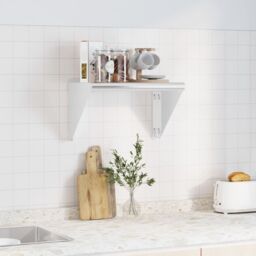Berkfield Home Wall Shelf 50x30x31 cm Silver Stainless Steel - Size: 50 x 30 x 31 cm - thumbnail 3