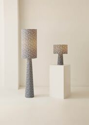 ValueLights Bertie Leopard Print Full Fabric Table Lamp in Tan - thumbnail 6