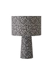 ValueLights Bertie Leopard Print Full Fabric Table Lamp in Tan - thumbnail 7