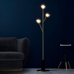 Netlighting 'ROME' Non Dimmable Contemporary Stylish Indoor Complete Floor Lamp in Yellow - thumbnail 2