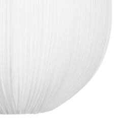 Wyld and Coco Cotton Shade Pendant Lamp White Modern Ceiling Light - thumbnail 7