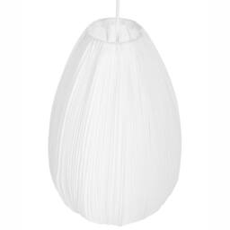 Wyld and Coco Cotton Shade Pendant Lamp White Modern Ceiling Light - thumbnail 5