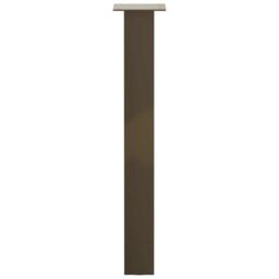Berkfield Home Coffee Table Legs 4 pcs Natural Steel 72 cm Steel in Brown - thumbnail 6