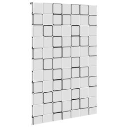 Berkfield Home Shower Roller Blind 150x240 cm Fabric Width 146 cm in Black - thumbnail 3