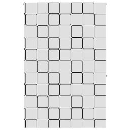 Berkfield Home Shower Roller Blind 150x240 cm Fabric Width 146 cm in Black - thumbnail 2