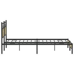 Berkfield Home Bed Frame without Mattress Sonoma Oak 183x203 cm Engineered Wood in Brown - thumbnail 7