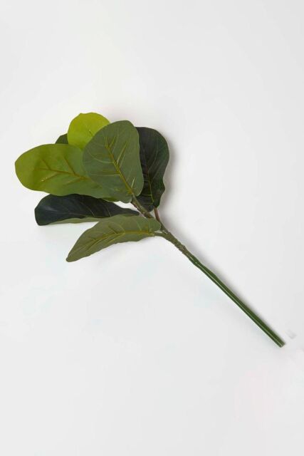 Homescapes Artificial Ficus Branch, 46 cm in Green - image 1