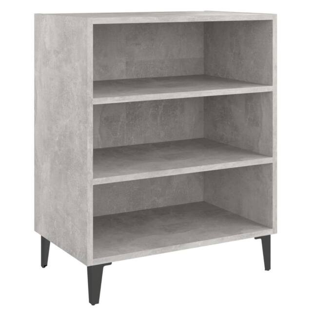 Berkfield Home Sideboard Concrete Grey 57x35x70 cm Engineered Wood - Size: 57 x 35 x 70 cm - image 1