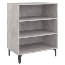 Berkfield Home Sideboard Concrete Grey 57x35x70 cm Engineered Wood - Size: 57 x 35 x 70 cm - thumbnail 1