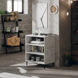 Berkfield Home Sideboard Concrete Grey 57x35x70 cm Engineered Wood - Size: 57 x 35 x 70 cm - thumbnail 2