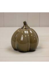 KDMD Caramel Cosy Ceramic Pumpkin - H10 x W10 x D10mm in Light Brown - thumbnail 2