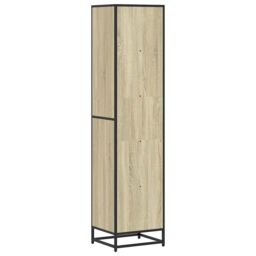 Berkfield Home Book Cabinet Sonoma Oak 40x35x170.5 cm Engineered Wood in Brown - thumbnail 6