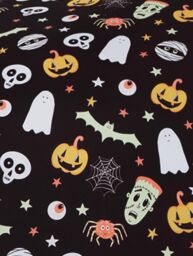 Smart Living Spooky & Magical Halloween Reversible Duvet Cover with Pillowcase in Black - Size: Single - thumbnail 2