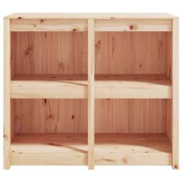 Berkfield Home Outdoor Kitchen Cabinet 106x55x92 cm Solid Wood Pine in Light Tan - Size: 106 x 55 x 92 cm - thumbnail 4