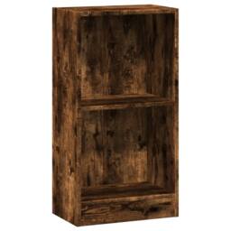 Berkfield Home Bookcase Smoked Oak 40x24x76 cm Engineered Wood in Brown - Size: 40 x 24 x 76 cm - thumbnail 1