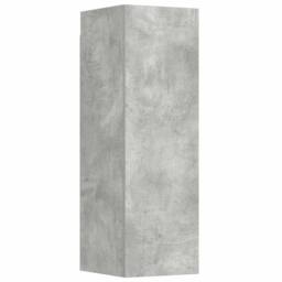 Berkfield Home Sturdy 3 Piece TV Cabinet Set Concrete Grey Engineered Wood - thumbnail 5