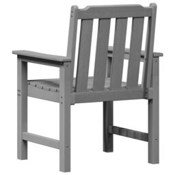 Berkfield Home Garden Dining Chairs 6 pcs Light Grey 65.5x55.5x88 cm HDPE - thumbnail 7