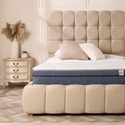 Aspire Natural Wool Bonnell Hybrid Tufted Mattress in White - Size: Small Single - thumbnail 2