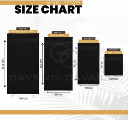 GAVENO CAVAILIA Miami Towel in Black - thumbnail 4