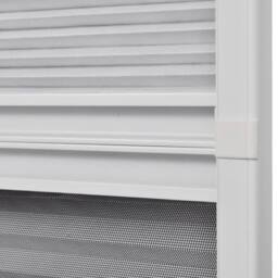 Berkfield Home Plisse Insect Screen for Windows Aluminium 80x100 cm with Shade in Black - thumbnail 6