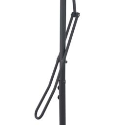 Berkfield Home Outdoor Parasol with Steel Pole Bordeaux Red 250x250x230 cm - Size: 250 x 250 x 230 cm - thumbnail 5
