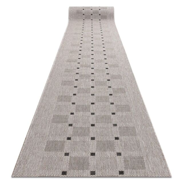 RugsX Sizal Floorlux Runner in Silver - Size: 200 cm x 100 cm - image 1