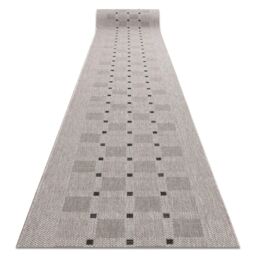 RugsX Sizal Floorlux Runner in Silver - Size: 200 cm x 100 cm - thumbnail 1