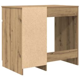 Berkfield Home Desk Artisan Oak 86x49x76 cm Engineered Wood in Brown - Size: 86 x 49 x 76 cm - thumbnail 8