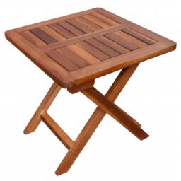 Berkfield Home Sun Loungers 2 pcs with Table Solid Acacia Wood in Brown - thumbnail 7