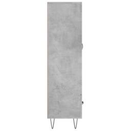 Berkfield Home Highboard Concrete Grey 69.5x31x115 cm Engineered Wood - thumbnail 7