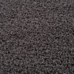 THE RUGS Soft Plain High Pile Shaggy Rugs & Runners Living Room Bedroom 380 in Dark Grey - Size: 120 cm x 170 cm - thumbnail 3