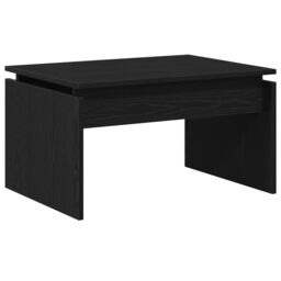 Berkfield Home Black Oak Coffee Table 68x38x50 cm Made from Engineered Wood - Size: 68 x 38 x 50 cm - thumbnail 2