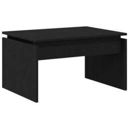 Berkfield Home Black Oak Coffee Table 68x38x50 cm Made from Engineered Wood - Size: 68 x 38 x 50 cm - thumbnail 5