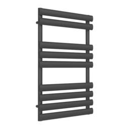 Bathroom Kingdom Arbori Anthracite Designer Flat Panel Heated Towel Rail 820x500 in Grey