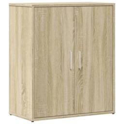 Berkfield Home Sideboards 2 pcs Sonoma Oak 60x31x70 cm Engineered Wood in Light Brown - Size: 60 x 31 x 70 cm - thumbnail 4