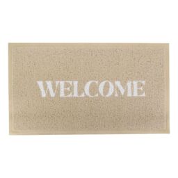 Artsy Mats Welcome Indoor Outdoor Doormat (90 x 60cm) in Beige - Size: 40 cm x 70 cm - thumbnail 3