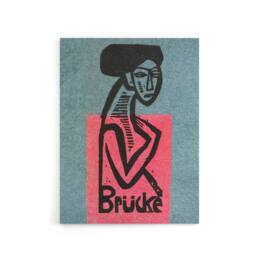 "Artery8 Die Brucke Artist Group Exhibition Kirchner Canvas Wall Art in Blue - Size: W18"" x H24""" - thumbnail 1