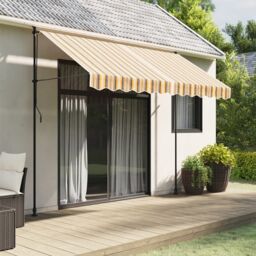 Berkfield Home Replacement Fabric for Awning Multicolour Stripe 3x2.5 m