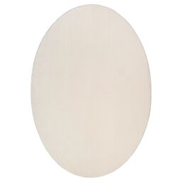Berkfield Home HUARTE' Beige Rug 160x230 cm Oval - Size: Medium - thumbnail 2