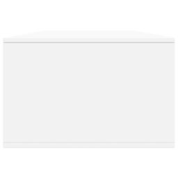 Berkfield Home Coffee Table White 102x55x35 cm Engineered Wood - Size: 102 x 55 x 35 cm - thumbnail 5