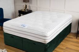 UK Bed Furniture Supreme 2500 Pocket Mattress in White - Size: Single - thumbnail 1