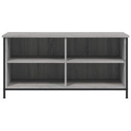 Berkfield Home TV Cabinet Grey Sonoma 100x40x50 cm Engineered Wood - Size: 100 x 40 x 50 cm - thumbnail 4