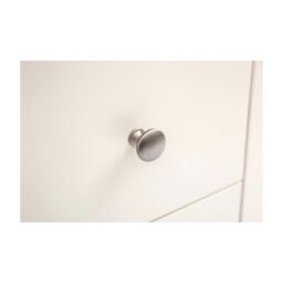 Cabinet Bits Castelli 3 Drawer Dressing Table Set Chrome Knob in Off-White - thumbnail 5