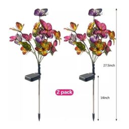 Garden Greatness 2 Pack Butterfly Solar Garden Stake Lights Outdoor LED - Size: 1 Pack - thumbnail 4