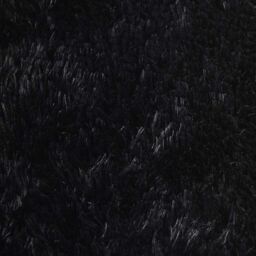 Berkfield Home Shaggy Rug High Pile NAVARRA Black 160x160 cm Polyester - Size: Medium - thumbnail 9