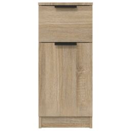 Berkfield Home Sideboard Sonoma Oak 30x30x70 cm Engineered Wood in Brown - Size: 30 x 30 x 70 cm - thumbnail 6