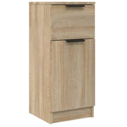 Berkfield Home Sideboard Sonoma Oak 30x30x70 cm Engineered Wood in Brown - Size: 30 x 30 x 70 cm - thumbnail 2