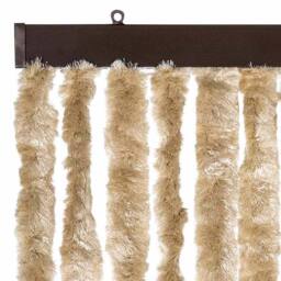Berkfield Home Insect Curtain Beige 56x185 cm Chenille - thumbnail 4