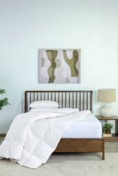 Martex Duck Feather & Down Summer Duvet - 4.5 Tog in White - Size: Single - thumbnail 4