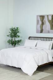 Martex Duck Feather & Down Summer Duvet - 4.5 Tog in White - Size: Single - thumbnail 2